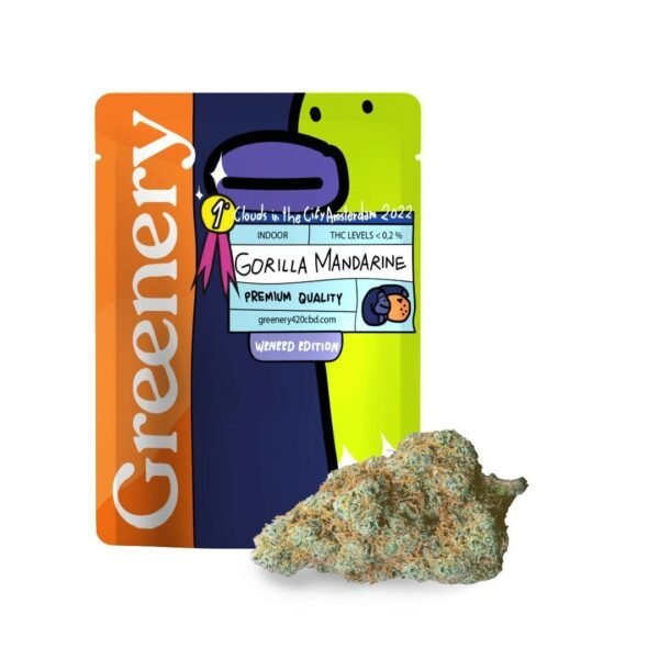 Flores CBD Gorilla Mandarine Amsterdam “Clouds in the City” 3gr